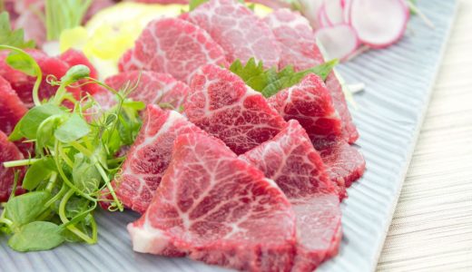 【馬肉専門店 菅乃屋】馬刺しの美味しい食べ方（ブロック馬刺しの解凍方法・切り方）