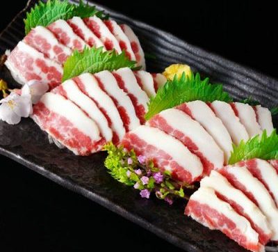 馬刺し 食べ方 フタエゴ　