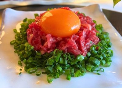 馬刺し　食べ方 ユッケ　