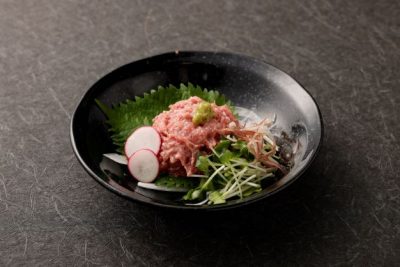 馬刺し 食べ方 馬肉ネギトロ